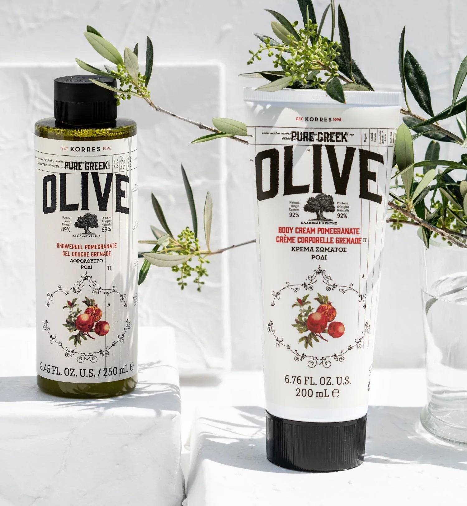 Olive & Pomegranate Body Cream 200ml