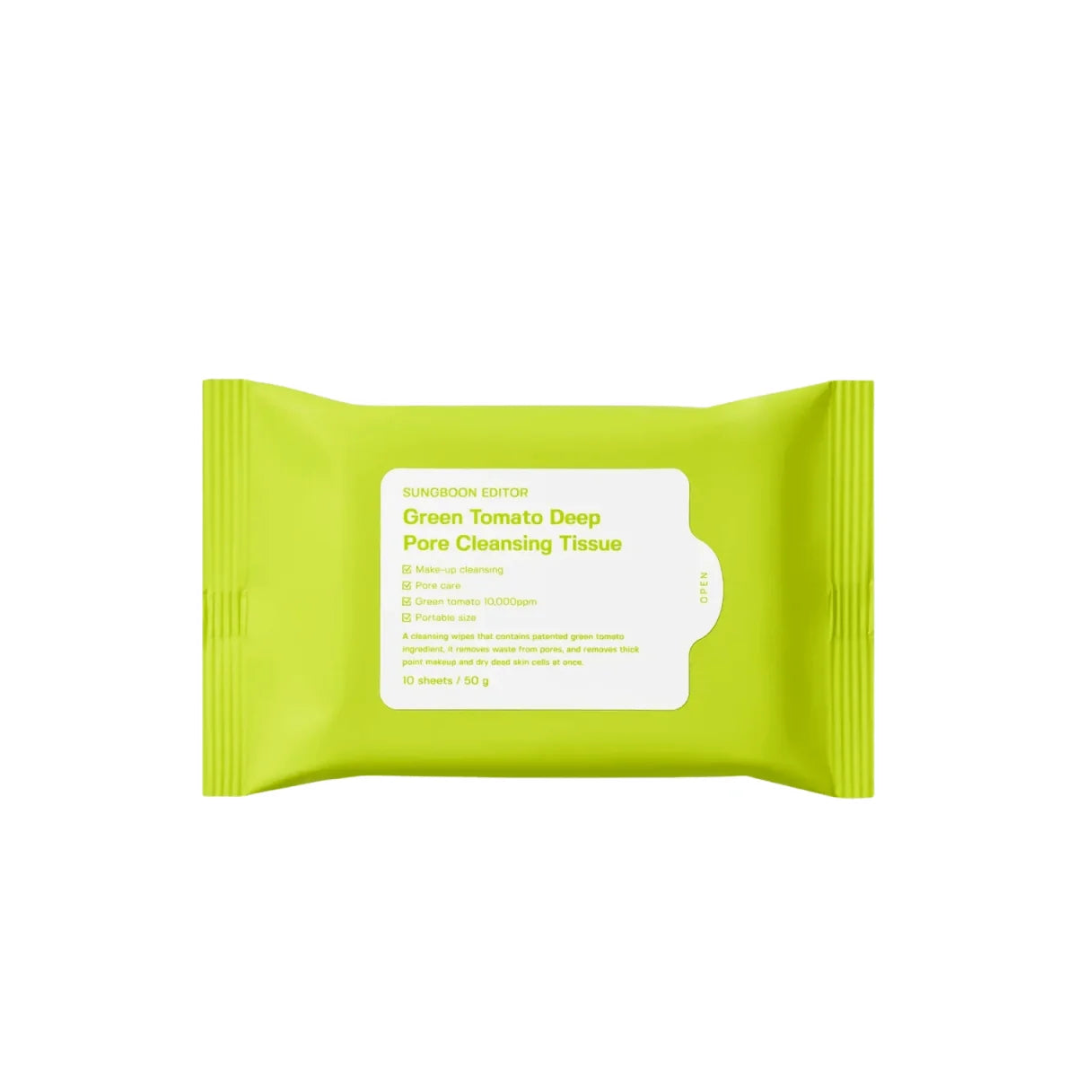 Green Tomato Deep Pore Cleansing Tissue