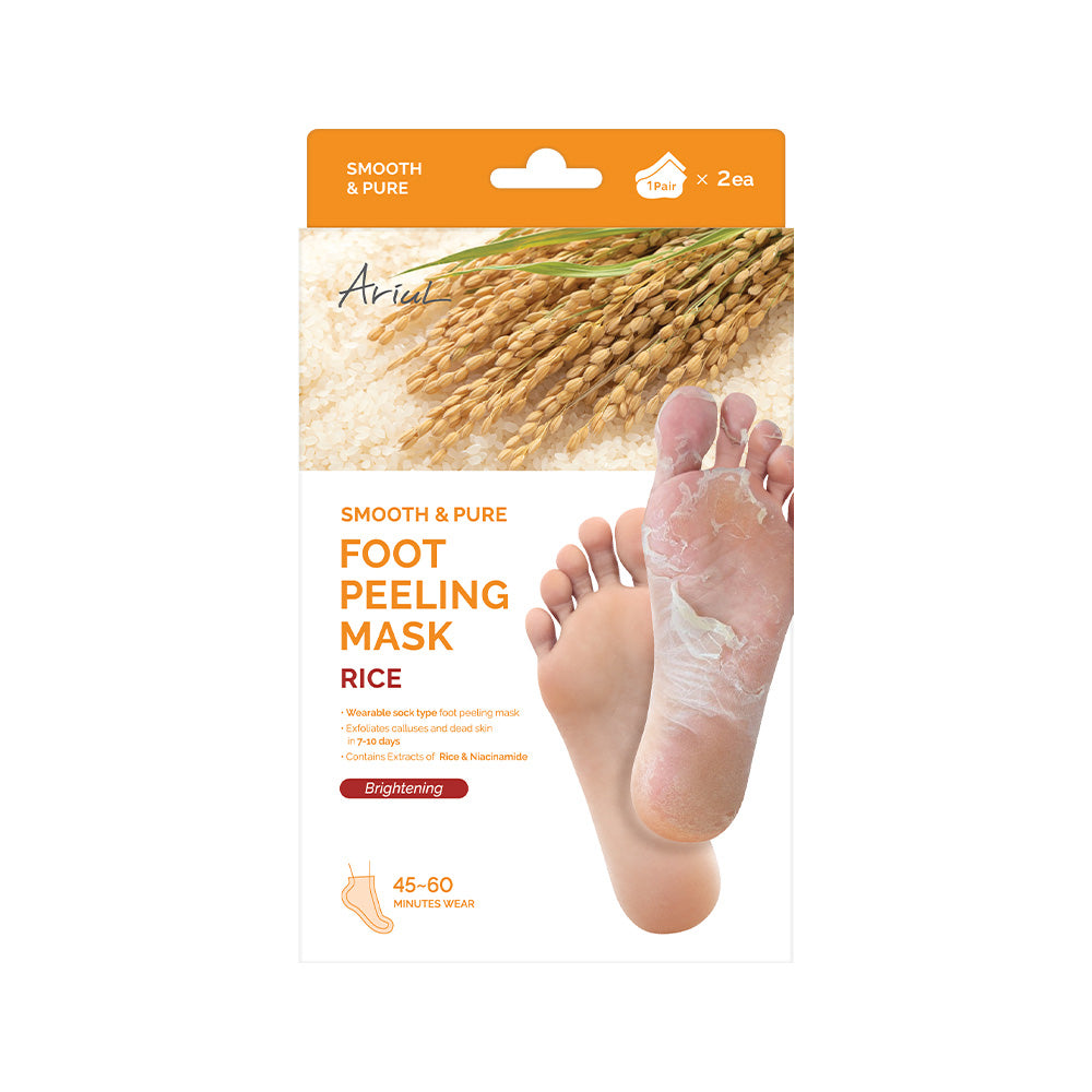 Smooth & Pure Foot Peeling Mask Brightening 2pairs/box 34g x2