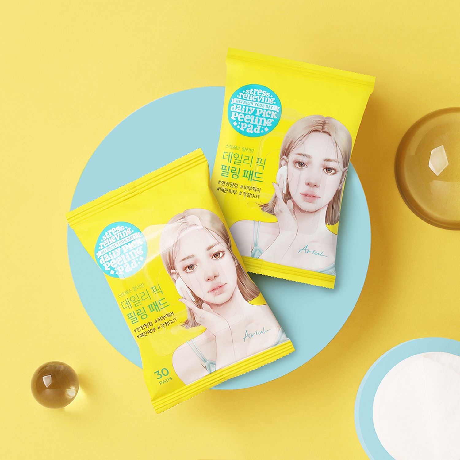 Stress Relieving Daily Pick Peeling Pads 30pads