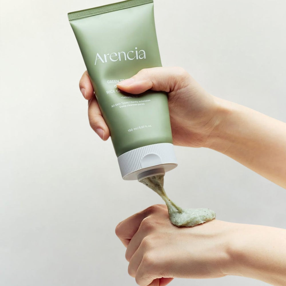 Green Tea + LHA Deep Pore Rice Cake Cleanser