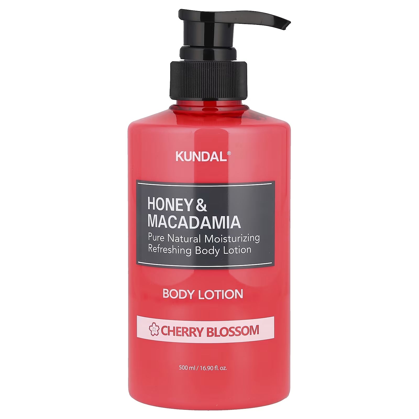 Honey & macadamia pure body lotion 500ml - cherry blossom