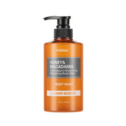 Honey & macadamia pure body wash 500ml - cherry blossom