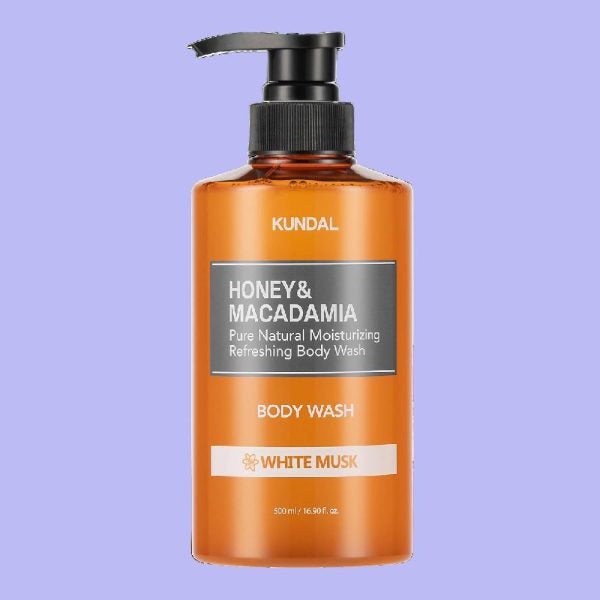 Honey & macadamia pure body wash 500ml - white musk