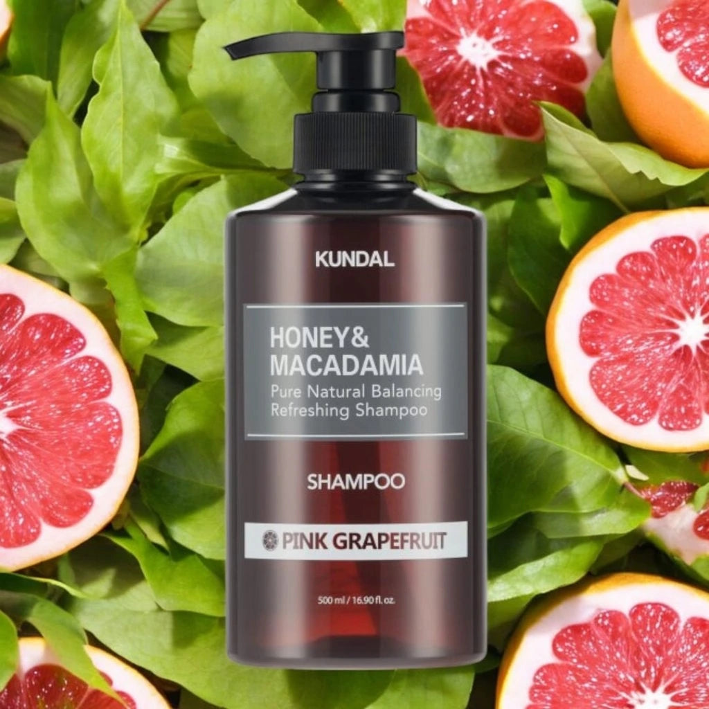 Honey & macadamia nature shampoo 500ml - pink grapefruit
