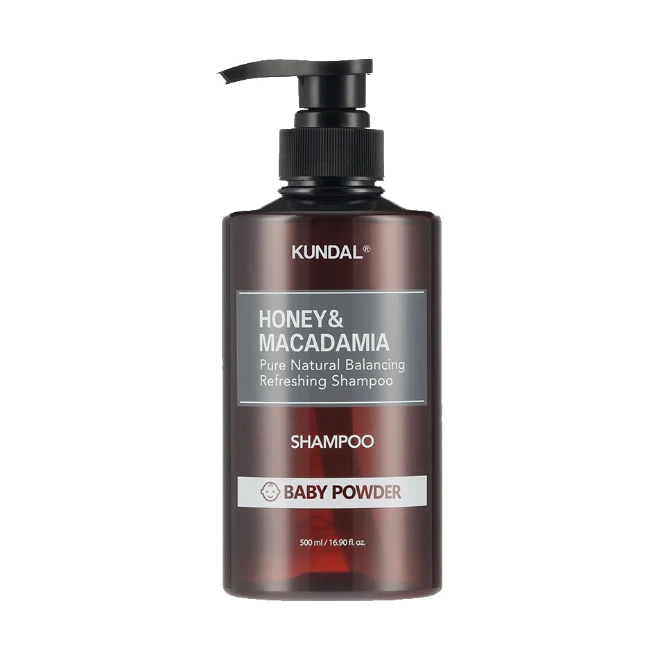 Honey & macadamia nature shampoo 500ml - baby powder