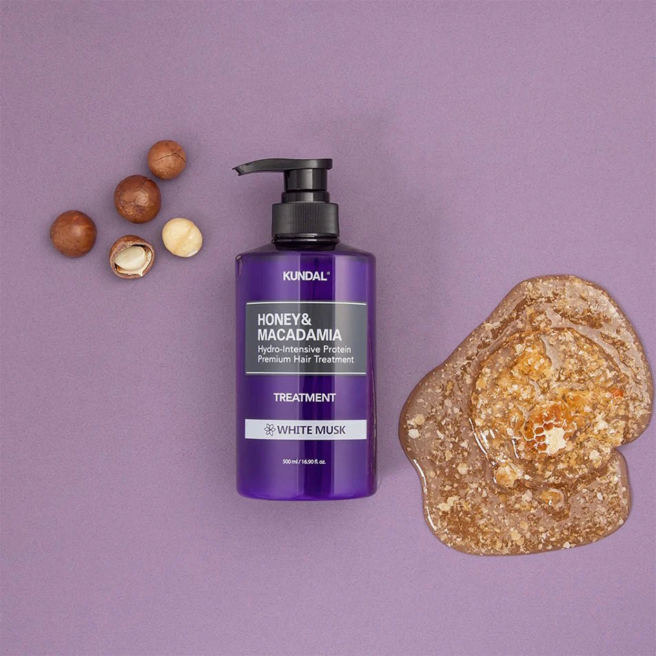 Honey & macadamia protein treatment 500ml - white musk