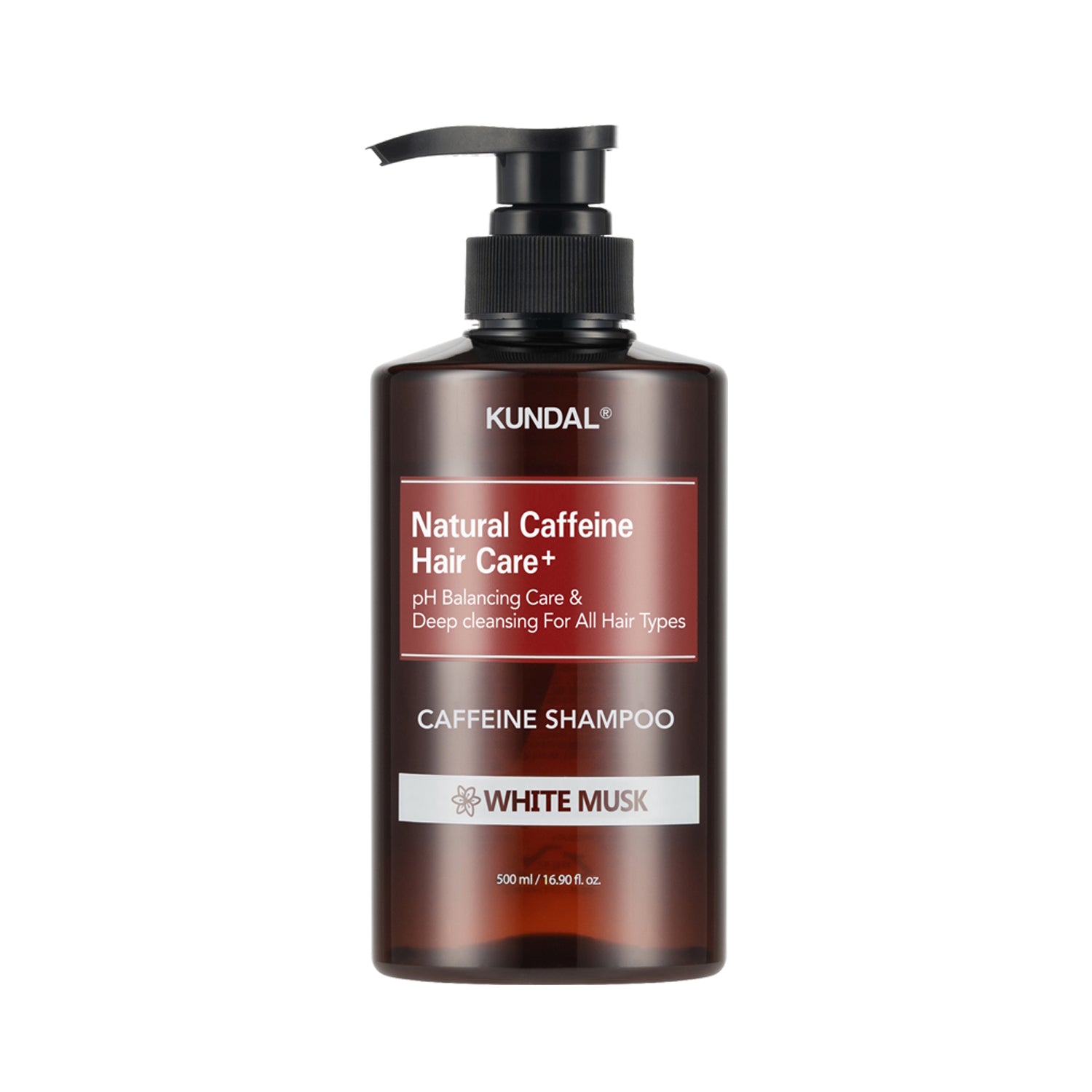 Caffeine shampoo 500ml - white musk
